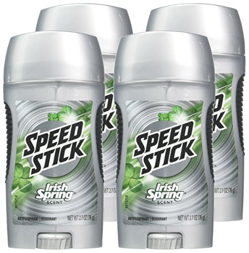 Pack de 4 desodorantes Mennen Speed Sticks Irish Spring Original.