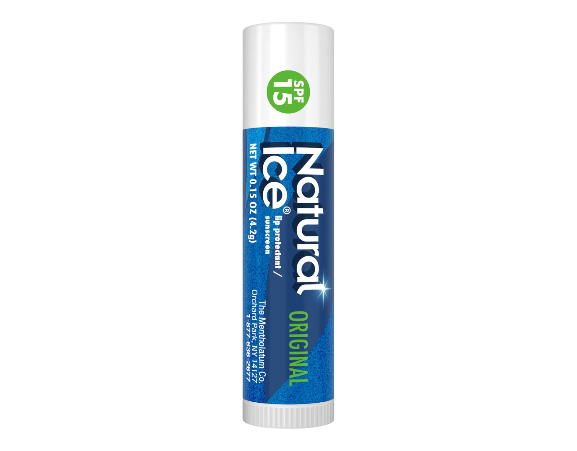 Uso al aire libre: cuidado de labios con Mentholatum Natural Ice SPF 15