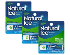 Mentholatum Natural Ice bálsamo labial original SPF 15 en tubo para protección suave