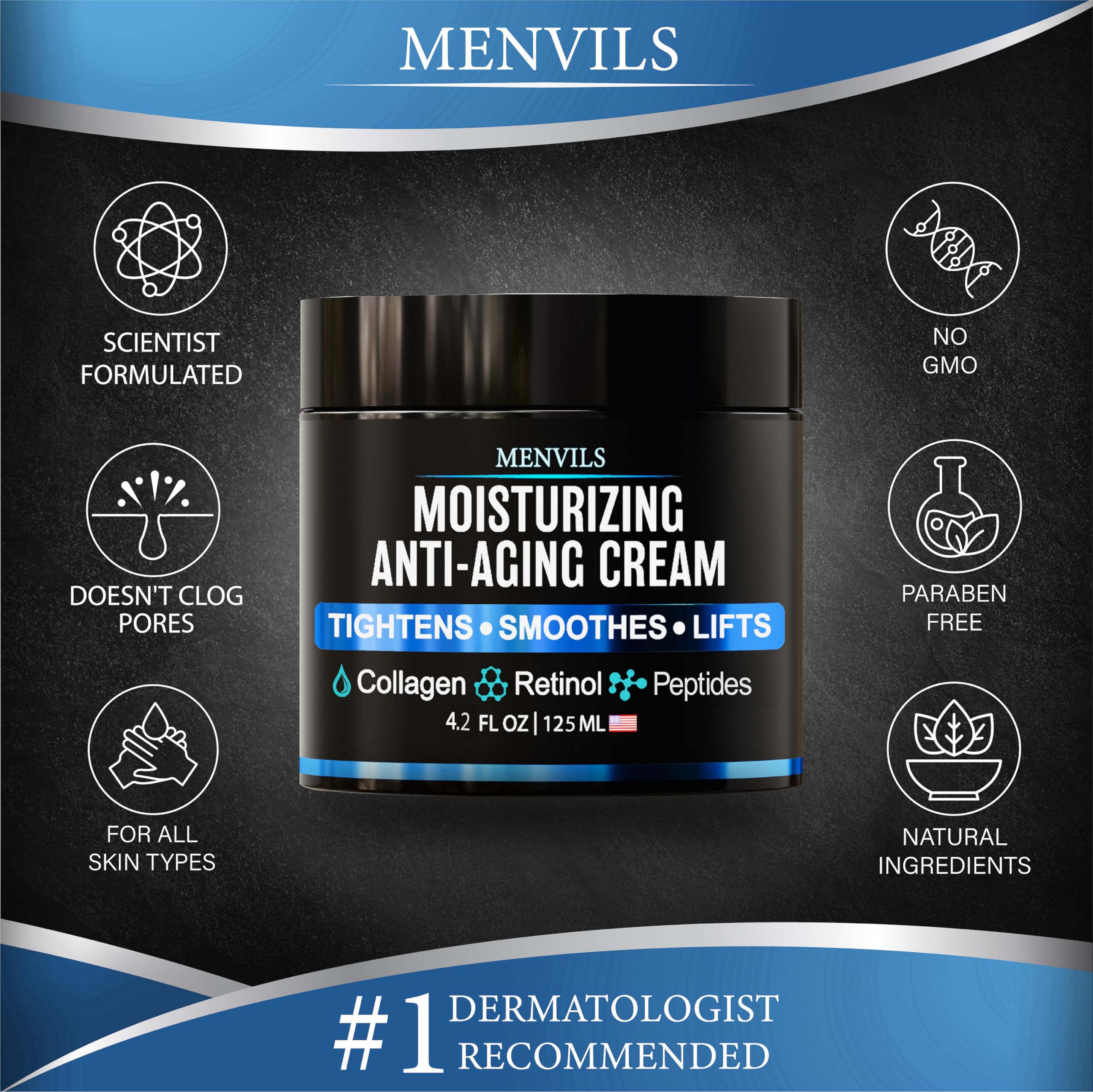 Rutina día y noche con Menvils, cuidado facial para hombre.