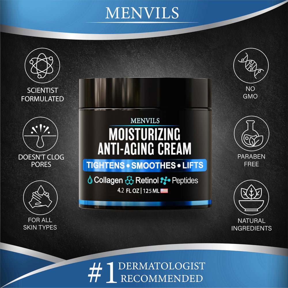 Rutina día y noche con Menvils, cuidado facial para hombre.