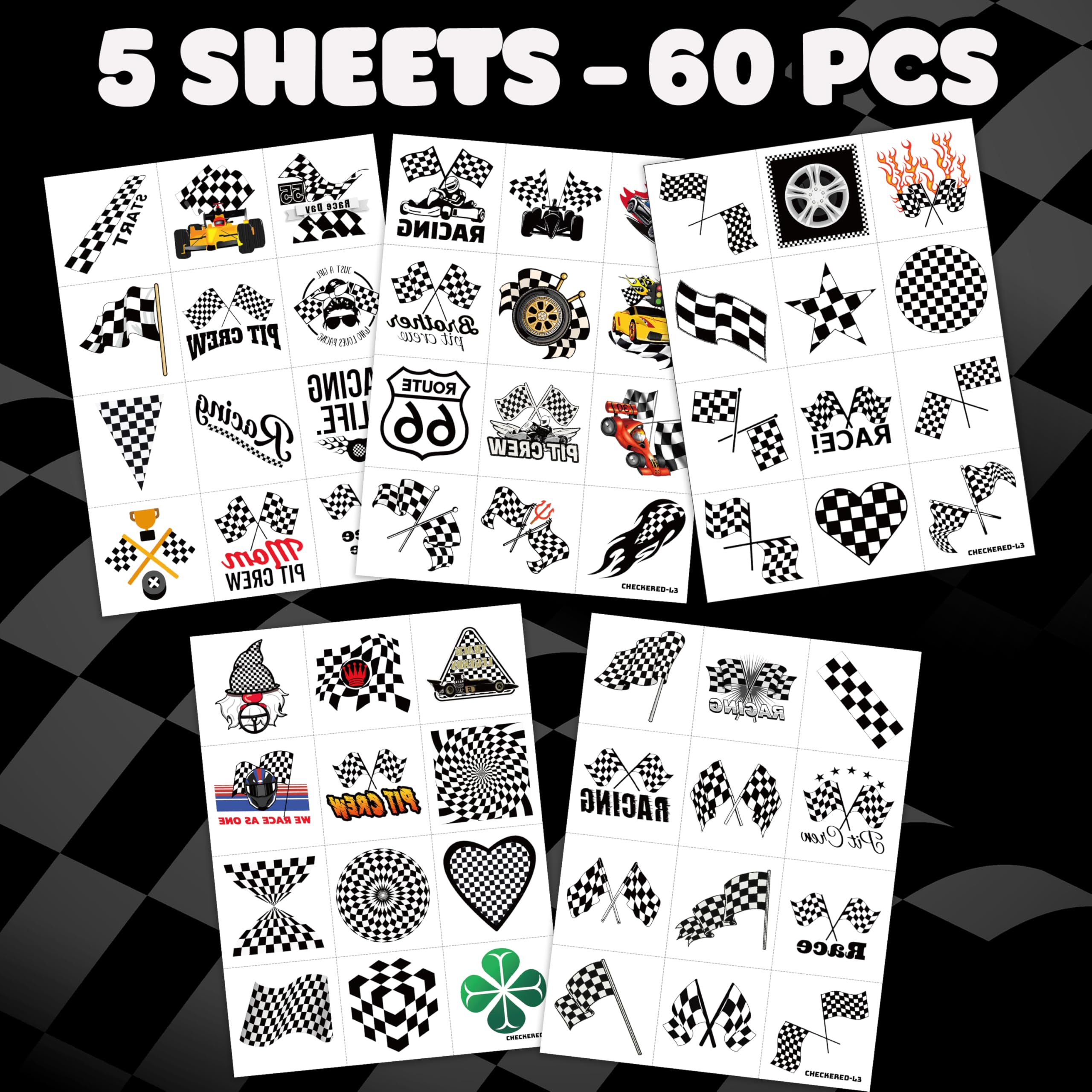 Conjunto de 60 tatuajes MeoIsDaBest con diseños divertidos para regalos y sorpresas.