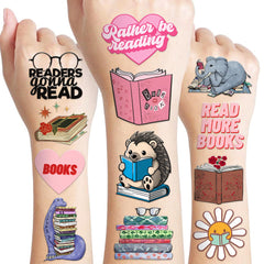 MeoIsDaBest book tattoo collection: eight sheets of colorful designs for parties and classroom rewards