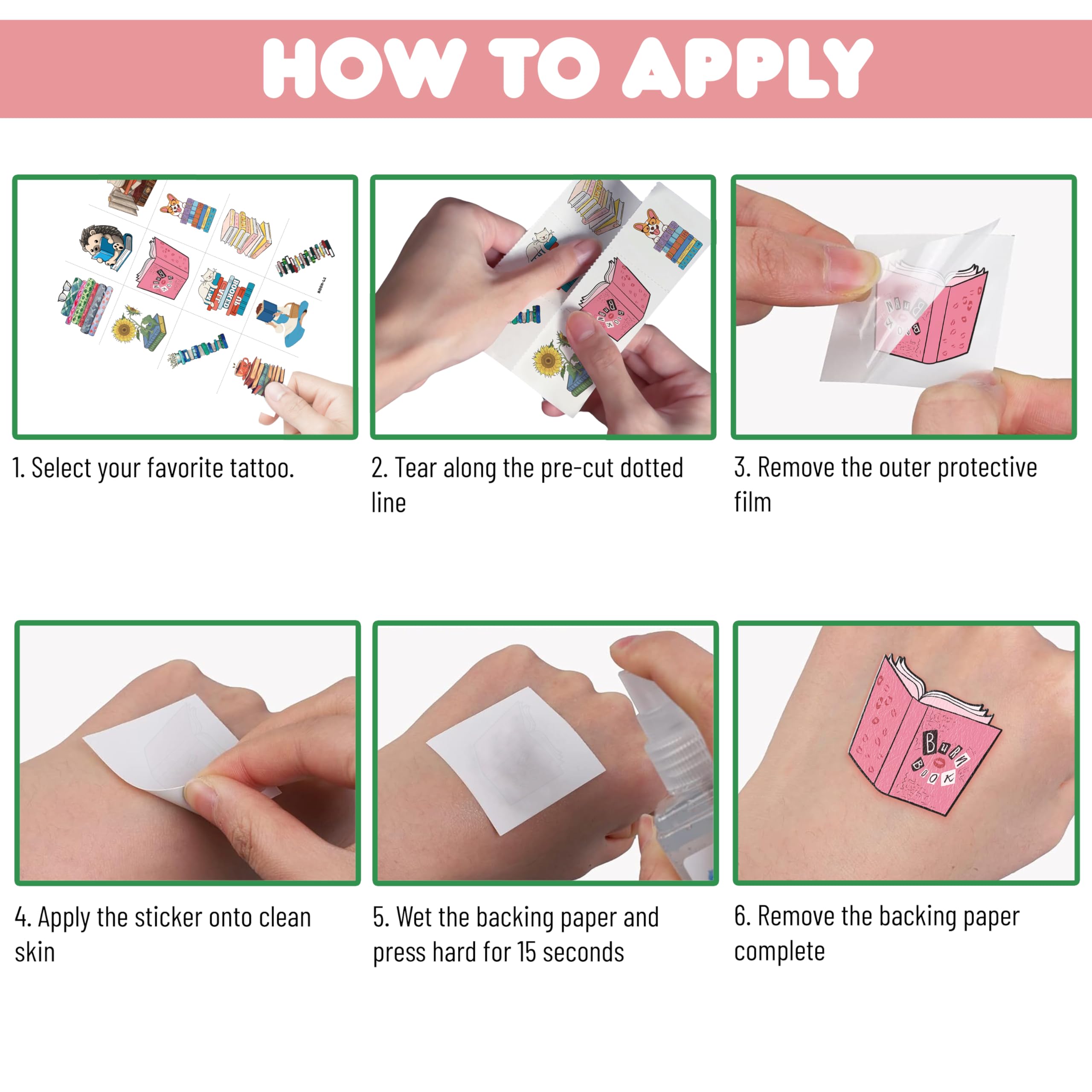 MeoIsDaBest classroom-reward tattoos quick, safe incentives for young readers