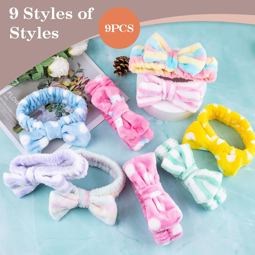 MEQHUO headband with removable bow for color coordination