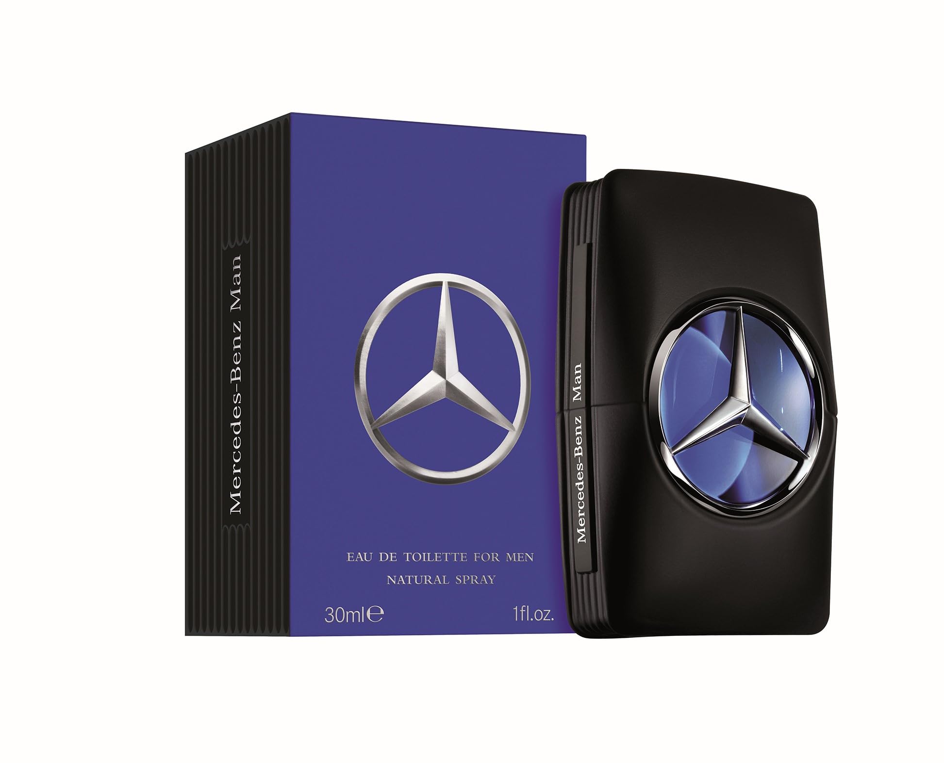 Mercedes-Benz Man long-lasting scent image illustrating all-day presence.