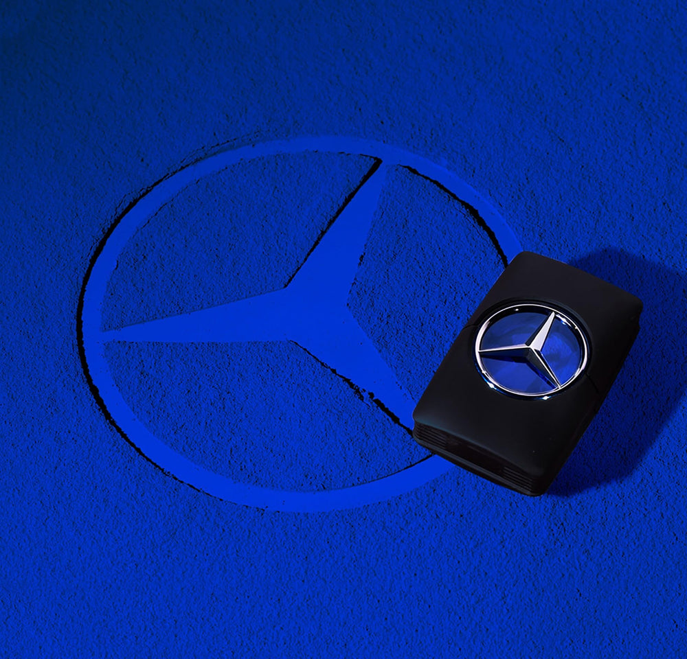 Mercedes-Benz Man oakmoss base indicating a lasting, masculine finish.