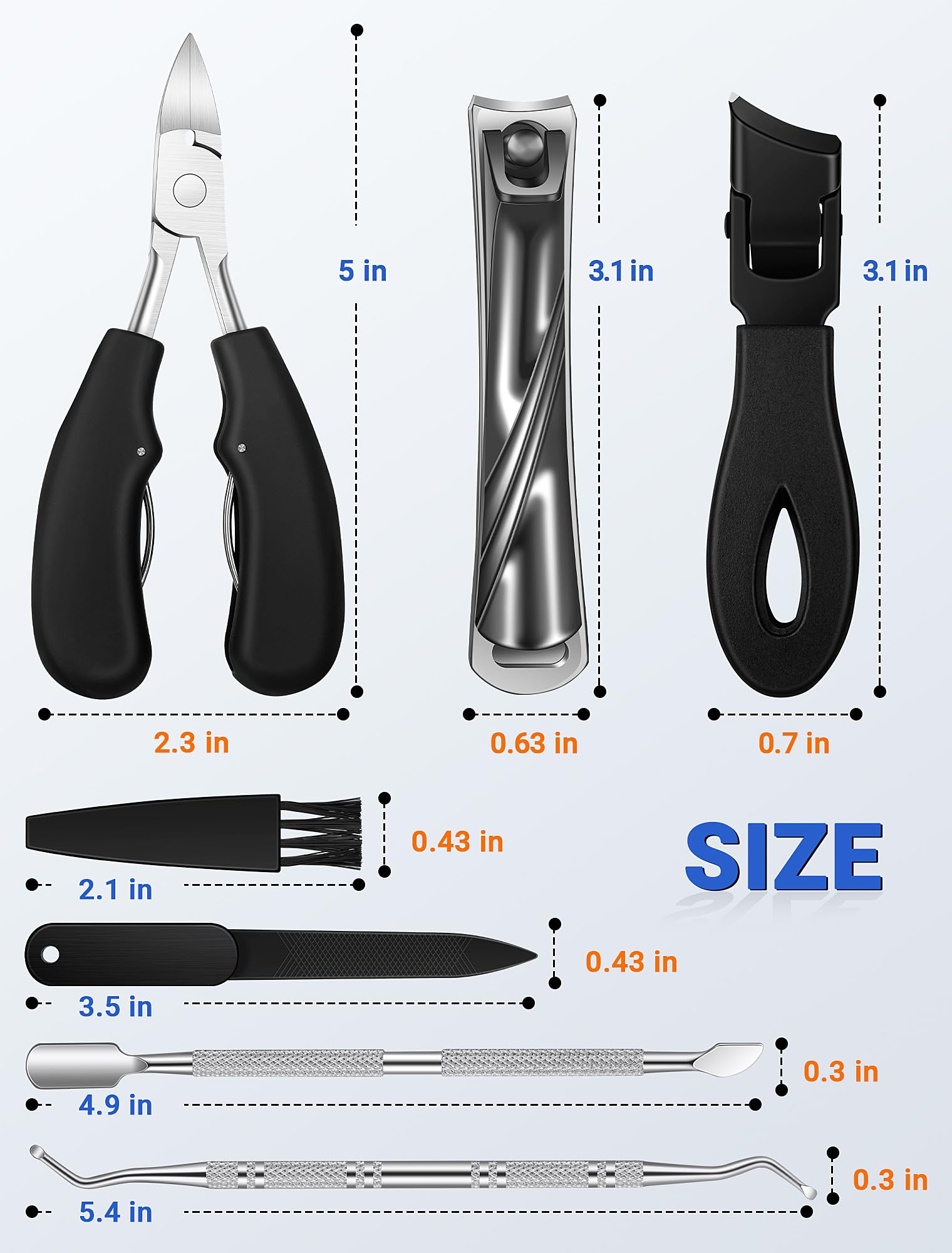 MERDTTES cuticle pusher for smooth maintenance and edging.