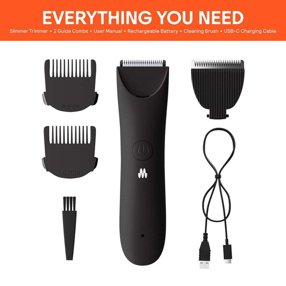 Meridian Slimmer Trimmer quiet motor keeps grooming discreet.