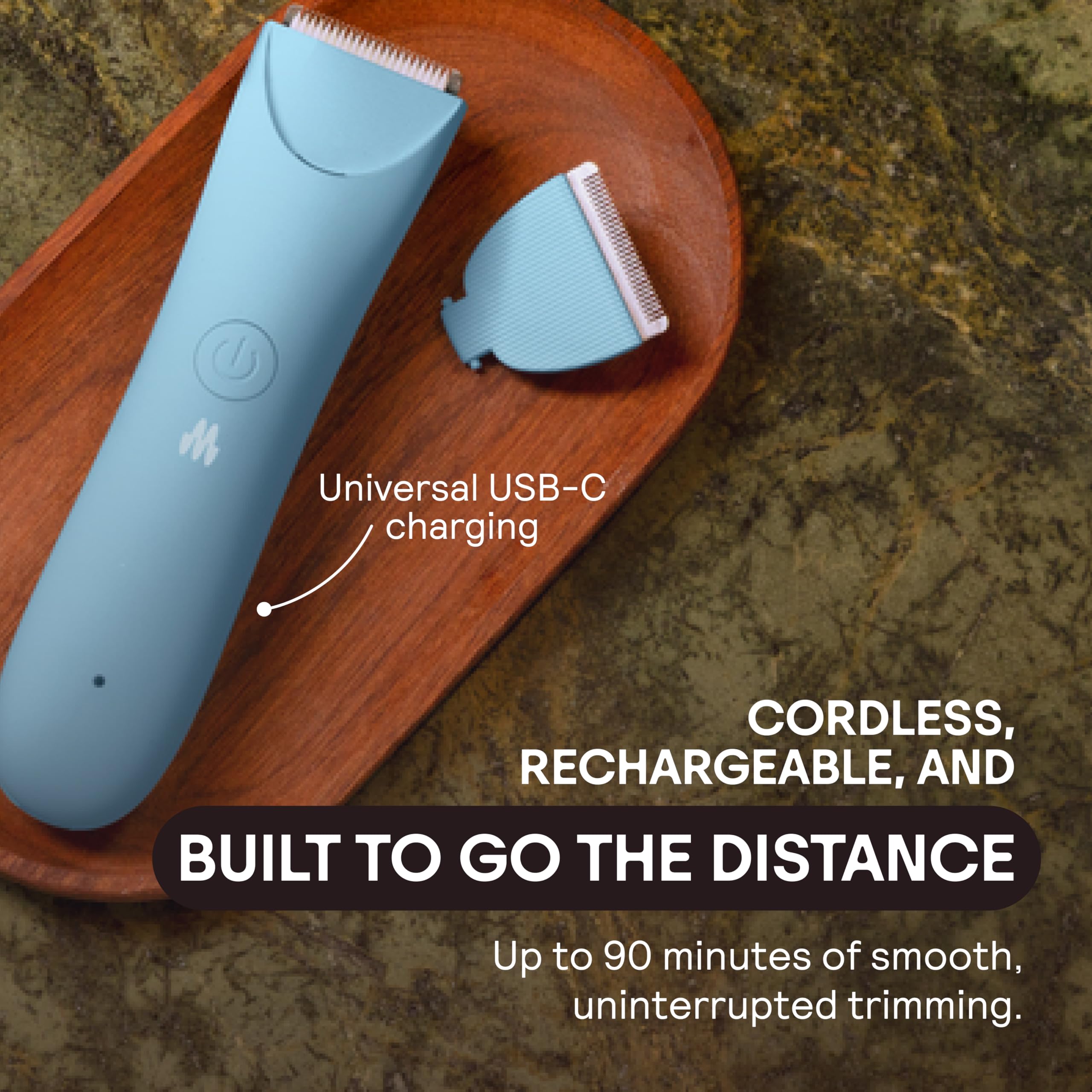 Meridian Slimmer Trimmer travel-friendly compact design fits in bags.