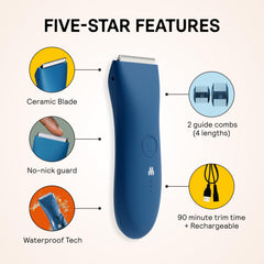 Meridian The Trimmer Original with anti-nick guard for comfortable grooming
