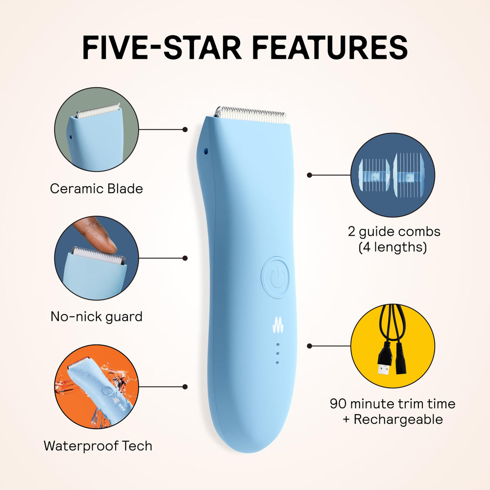 Meridian The Trimmer Original legs trim for clean, even results.
