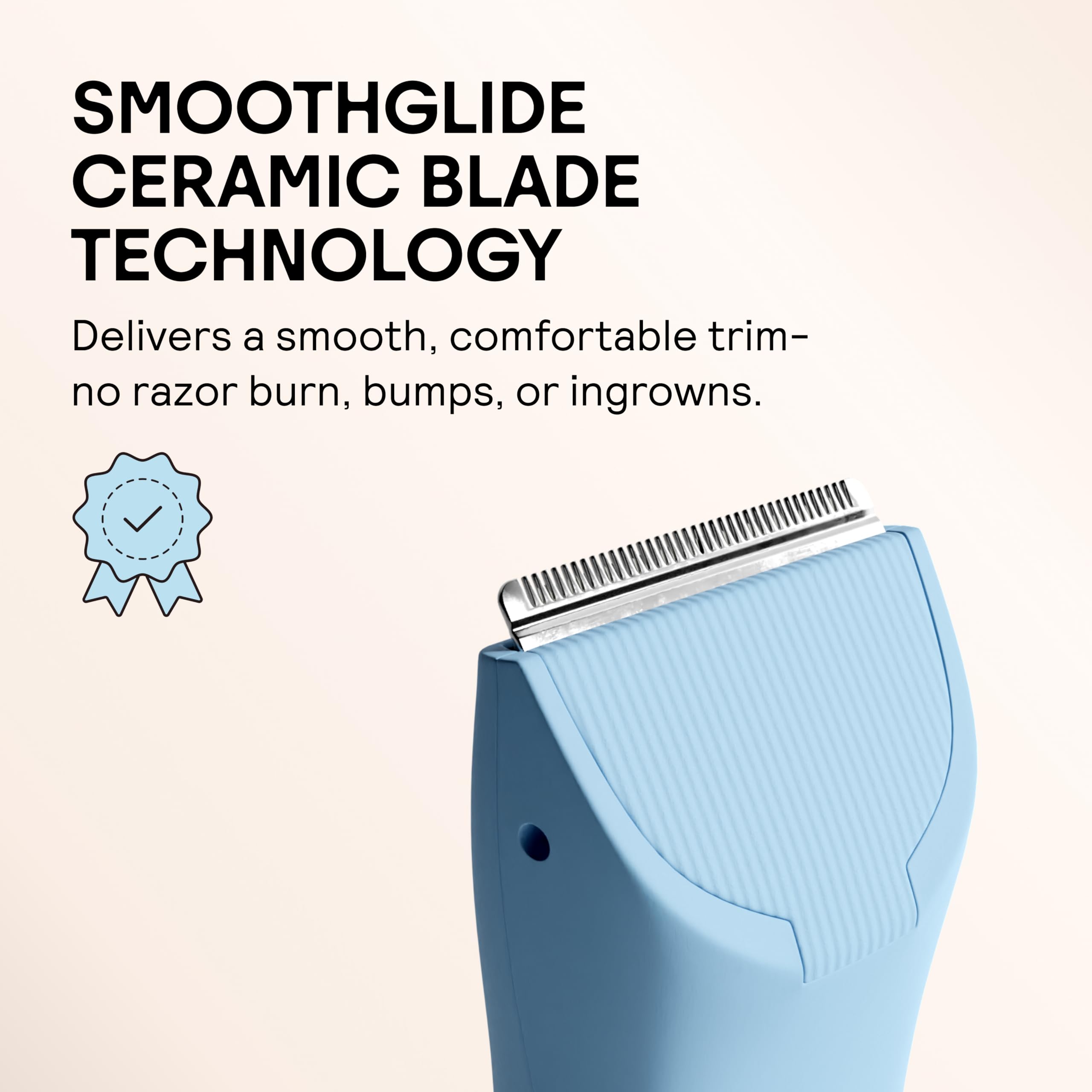 Meridian The Trimmer Original wet-use capability for shower grooming.