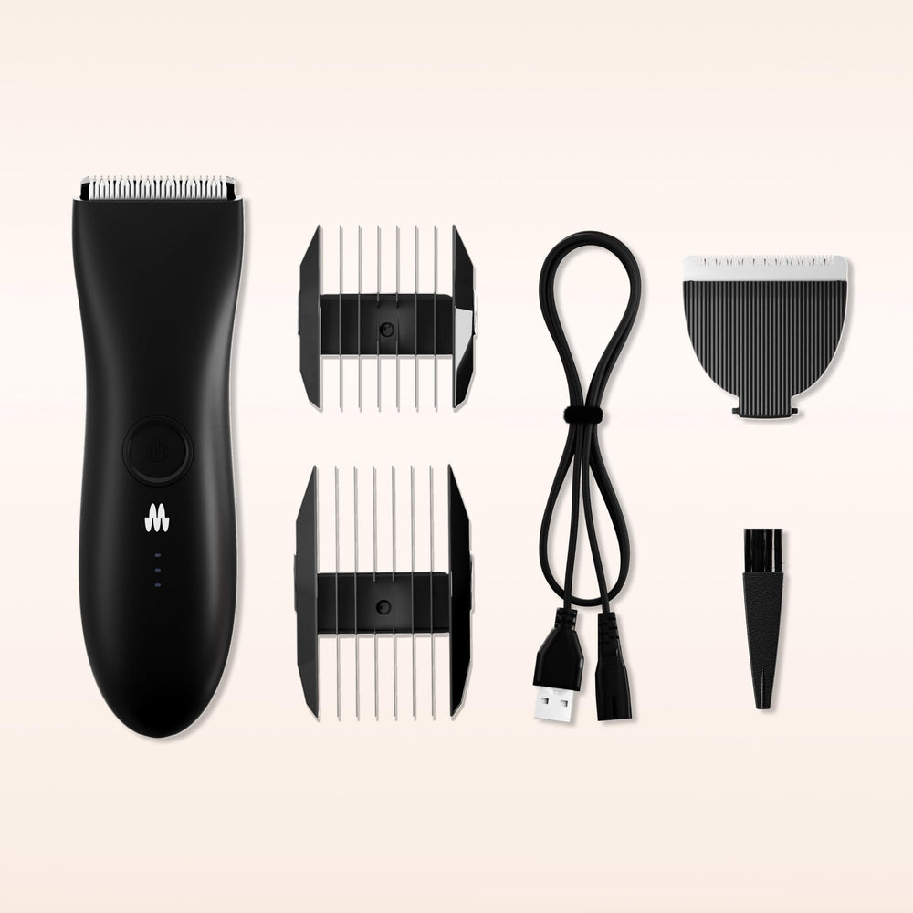 Meridian The Trimmer Original compact design fits in hand for easy grooming.