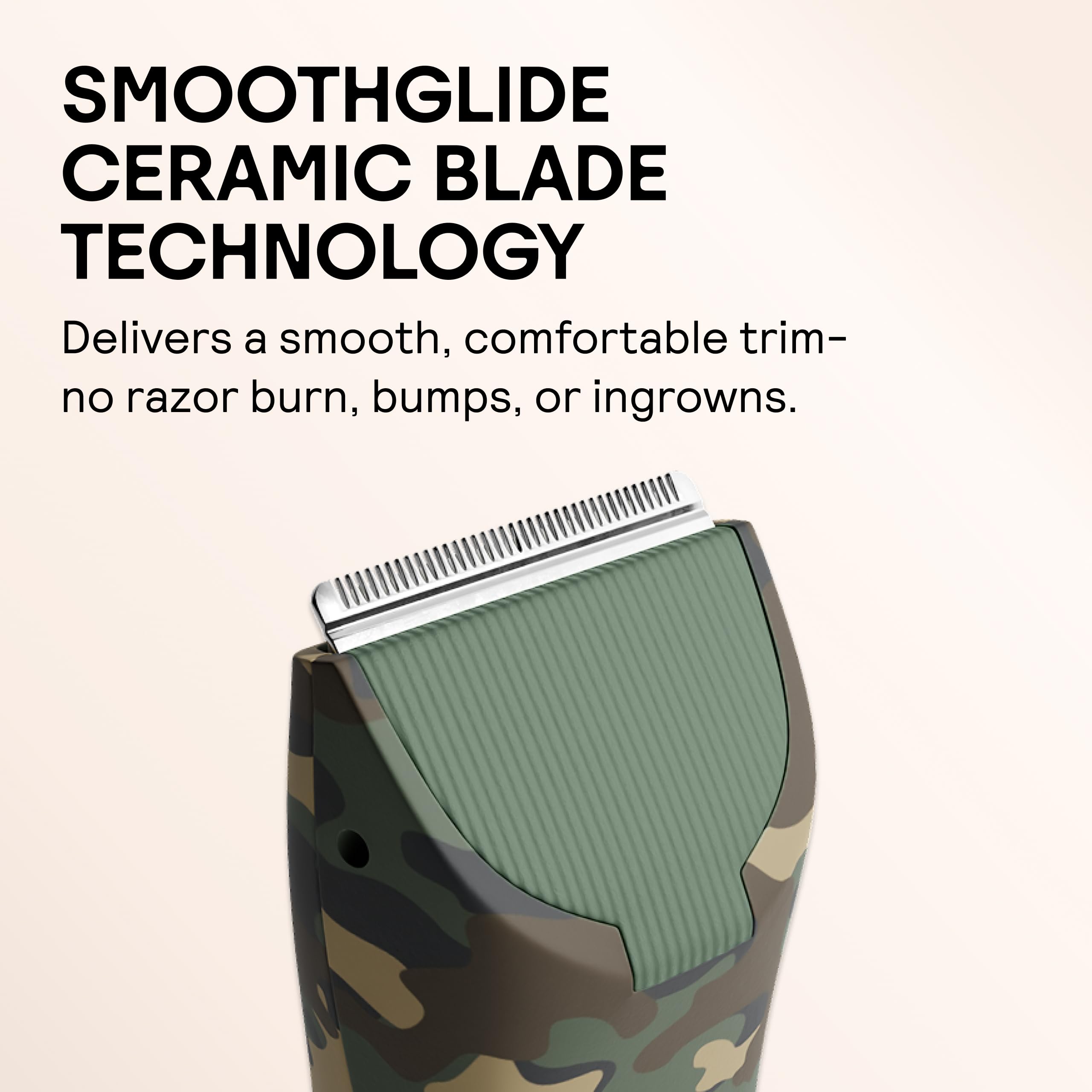 Meridian The Trimmer Original two guides, customizable length for precise shaping.
