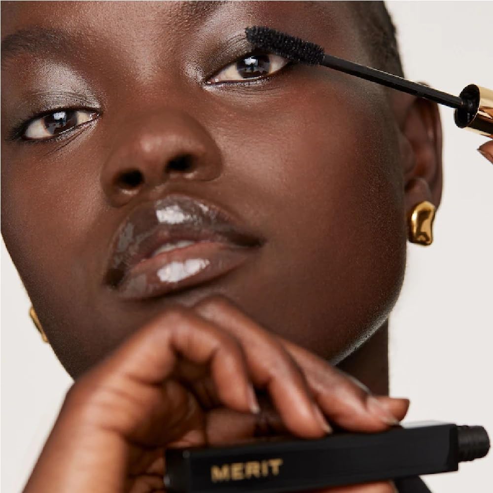 M.E.R.I.T Clean Lash Lengthening Tubing Mascara components outline rice bran wax benefits