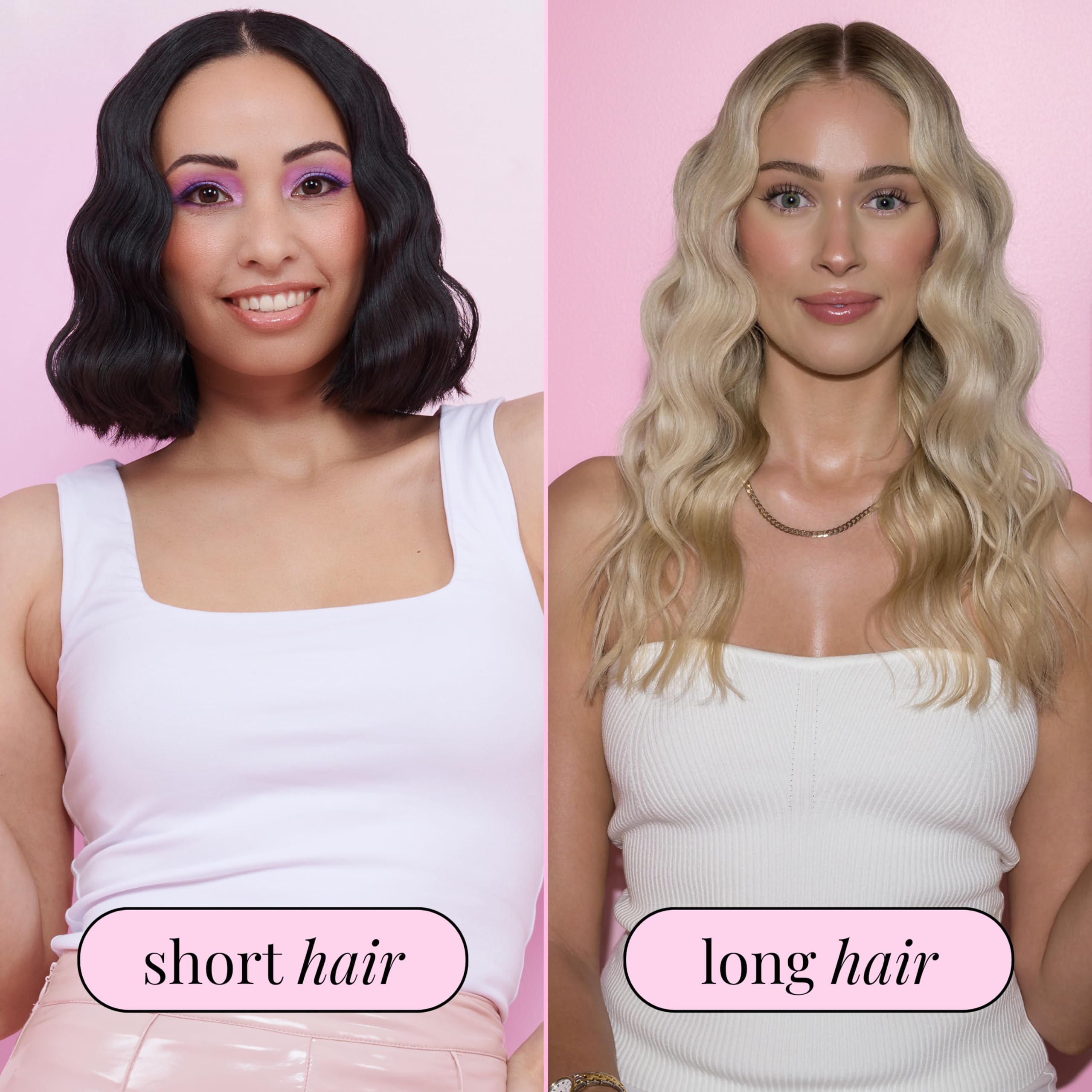 Mermade brush helps brush out curls for softer, natural-looking waves.