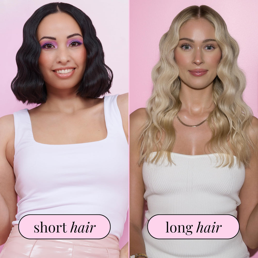 Mermade brush helps brush out curls for softer, natural-looking waves.