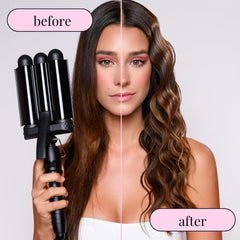 Mermade Mist bottle to add moisture and set waves for long-lasting style.