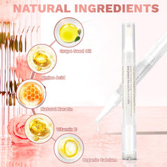 Meschett cuticle oil pen applied to cuticles to hydrate.