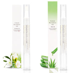 Meschett cuticle oil pen bottle close-up, nourishing nails and dry cuticles.