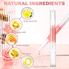 Meschett cuticle oil pen brush in action delivering nourishing coverage