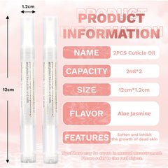 Meschett cuticle oil pen soft brush for precise, mess-free application.
