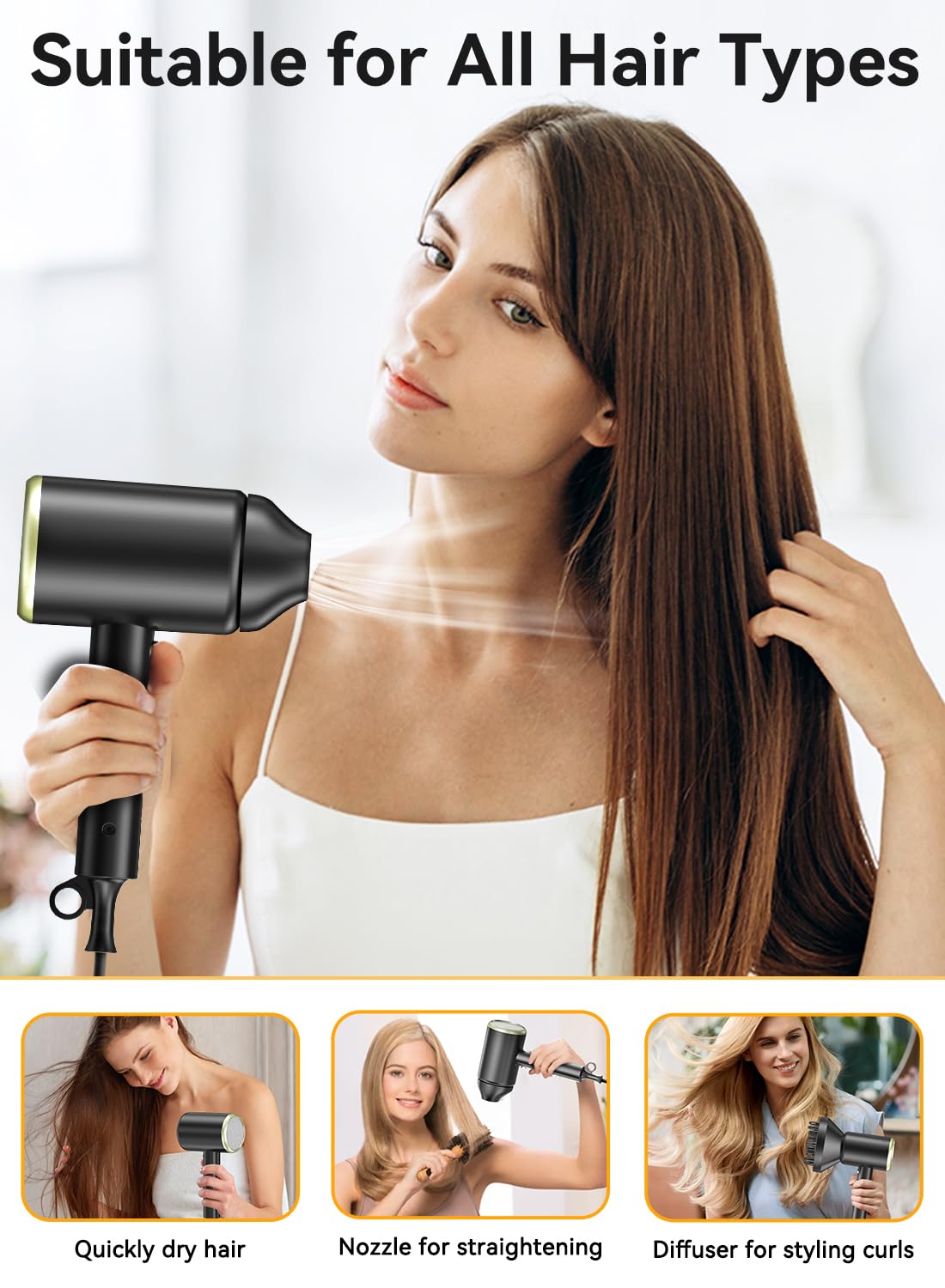 MESHEEN hair dryer safety-overheat-protection supports reliable daily use.