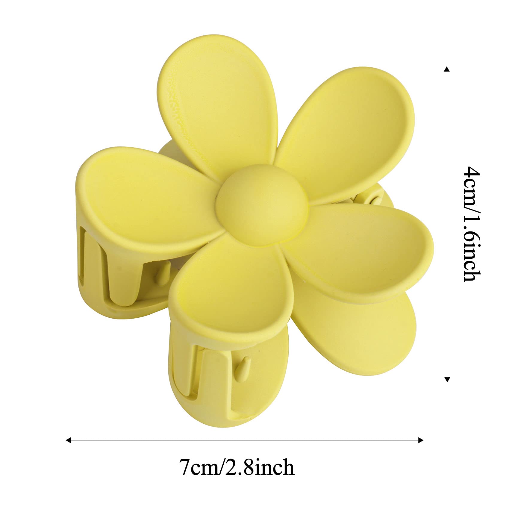 Pinzas flor francesa de Messen para cabello grueso, diseño elegante y seguro.