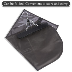 Messen two-pack wooden hangers included for convenient storage solution.