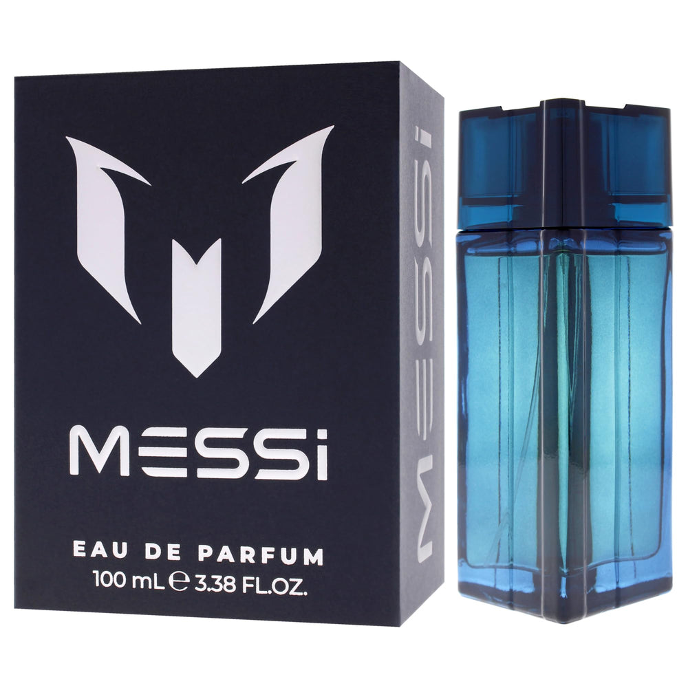 Messi 3.4 Edp M bottle cap closeup, smooth finish reflecting attention to detail.