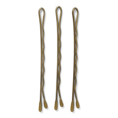 MetaGrip blonde premium bobby pins — rust-resistant tips, ideal for durable daily use.