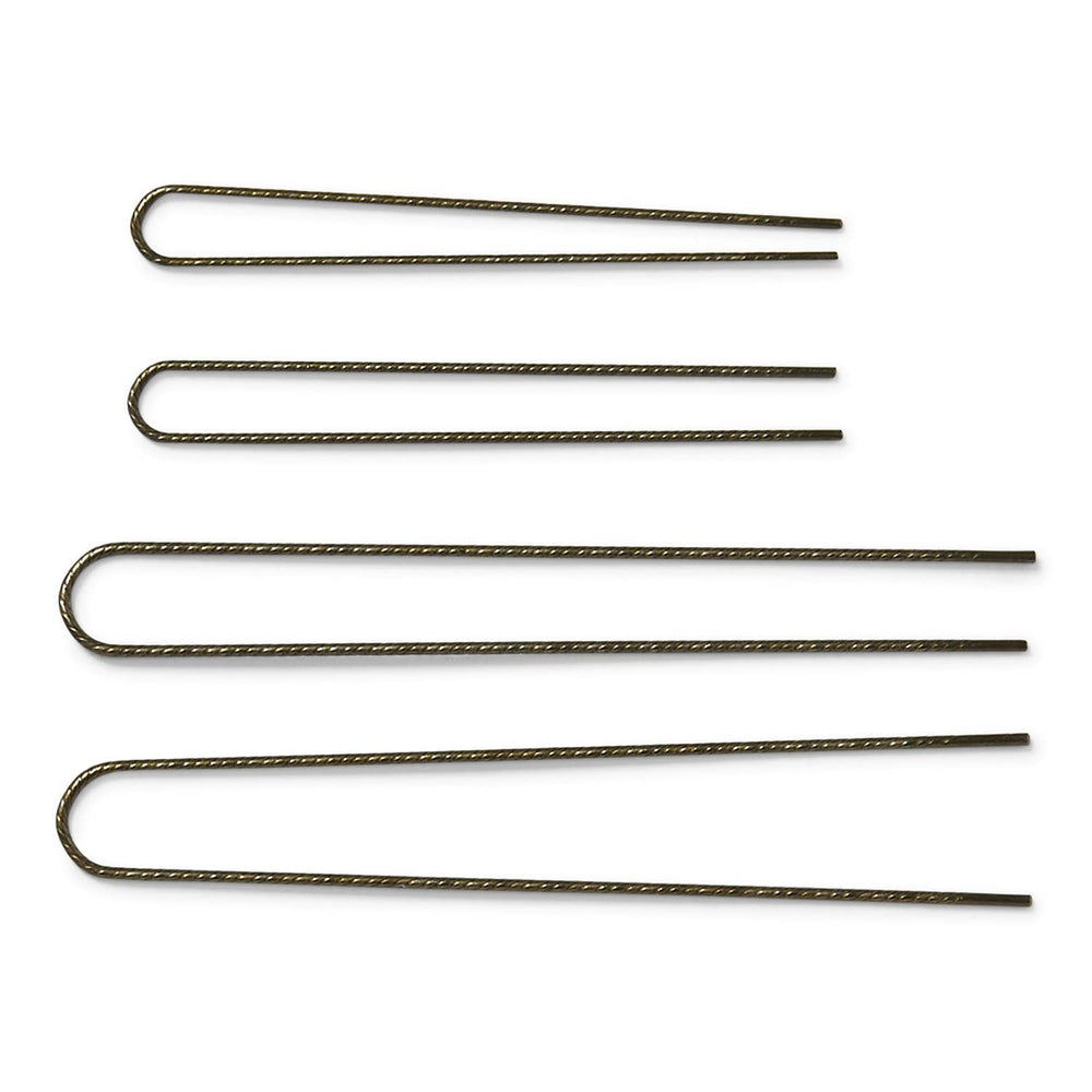 MetaGrip pasadores bronce 3 pulgadas, soporte para recogidos más elaborados.