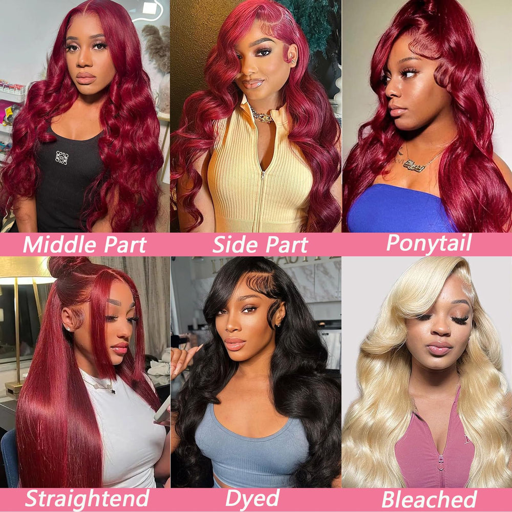 METDIO HD lace front wig with transparent lace for seamless melt
