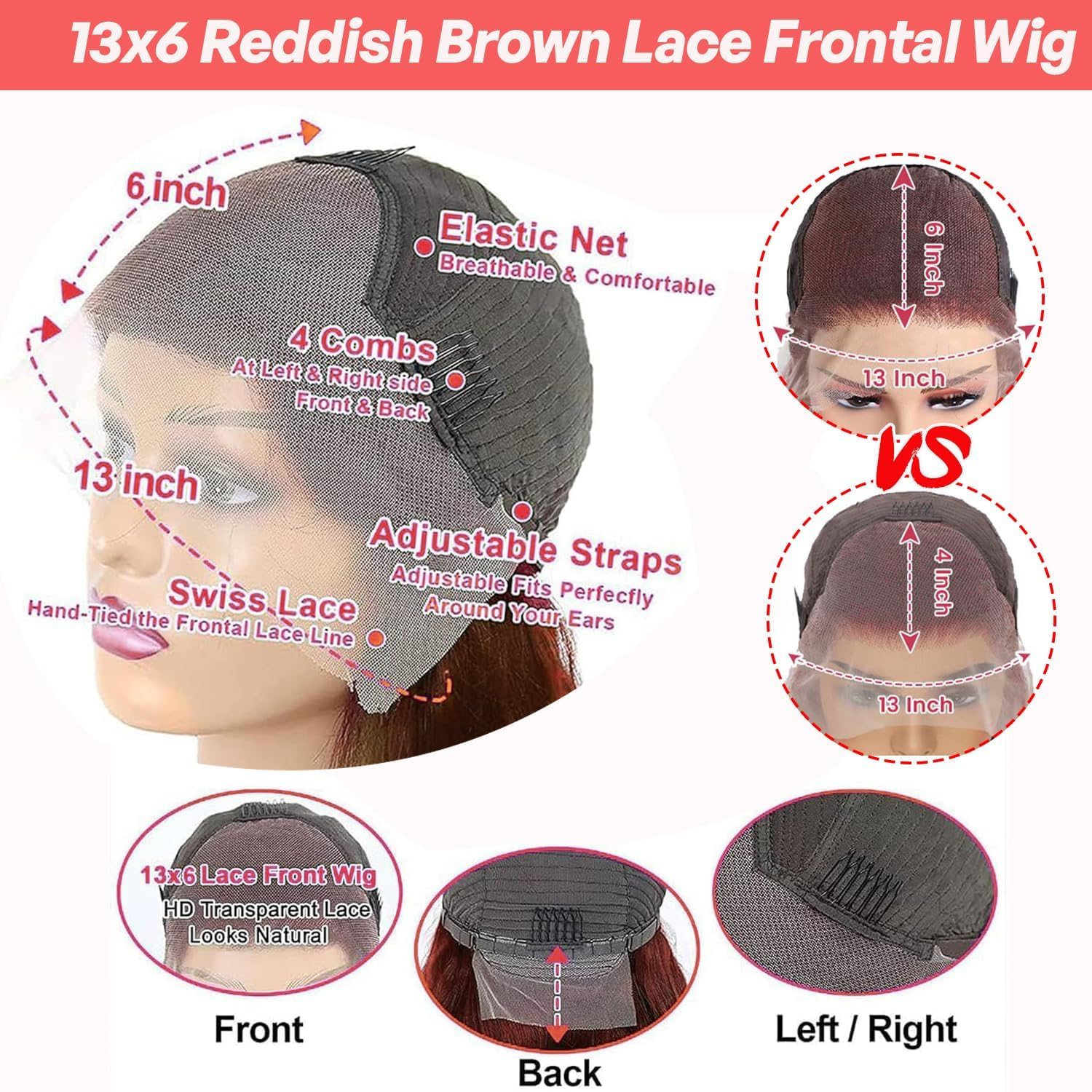 METDIO pre-plucked baby hair wig for easy natural parting