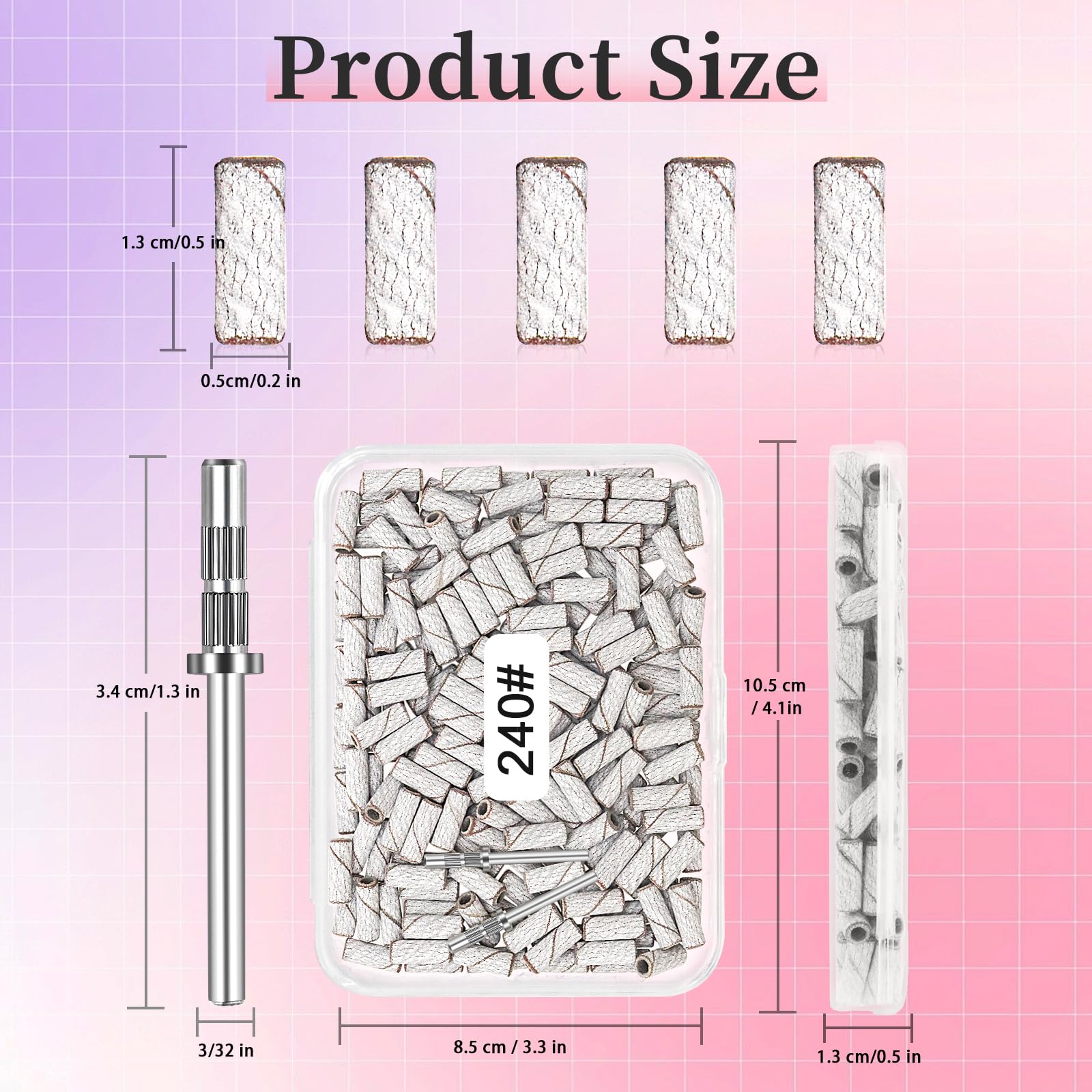 METEOROCK silver 3.1 mm mandrel bit for easy band changes.