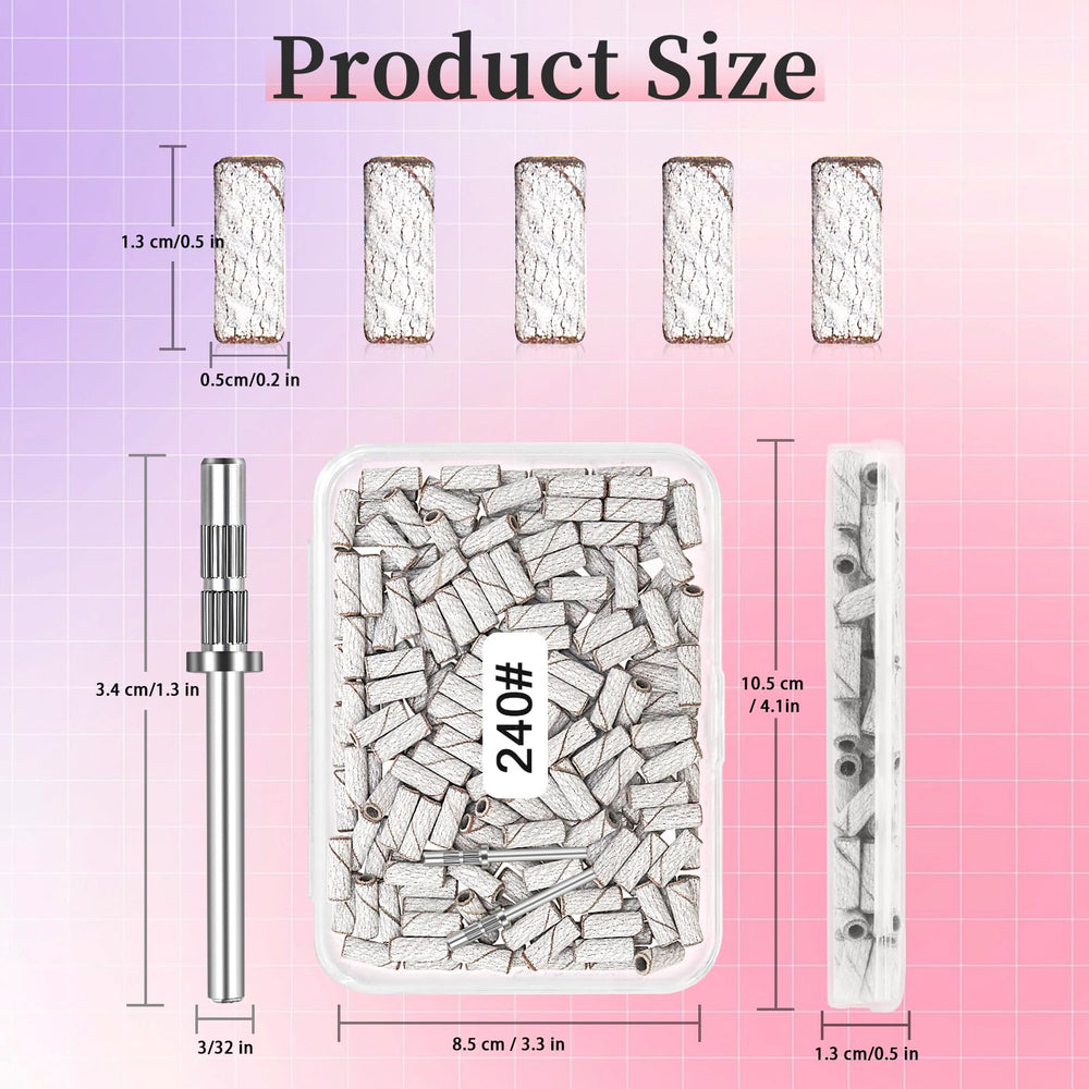 METEOROCK silver 3.1 mm mandrel bit for easy band changes.