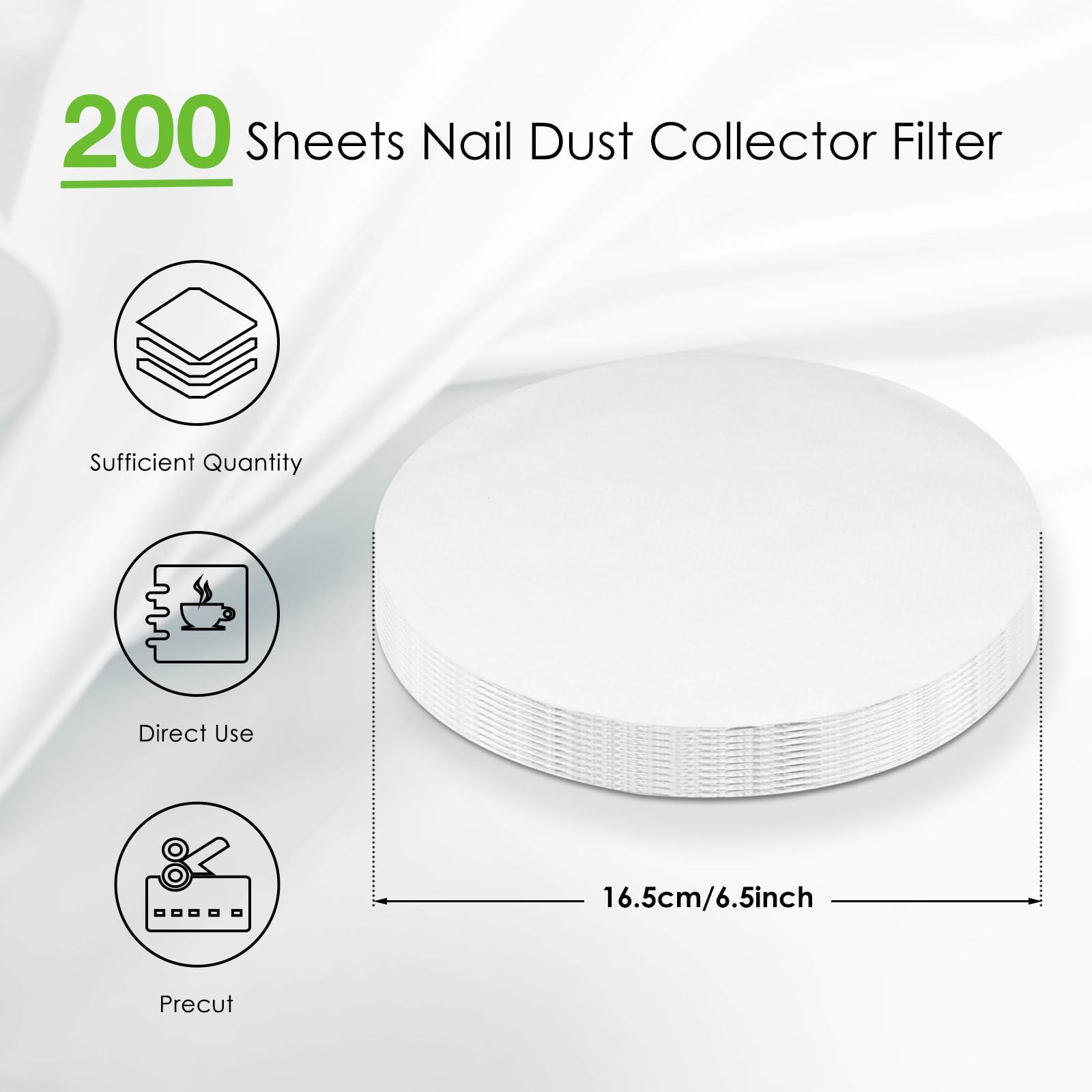 METHELIX papel filtrante desechable: cómodo para salones y uso doméstico.