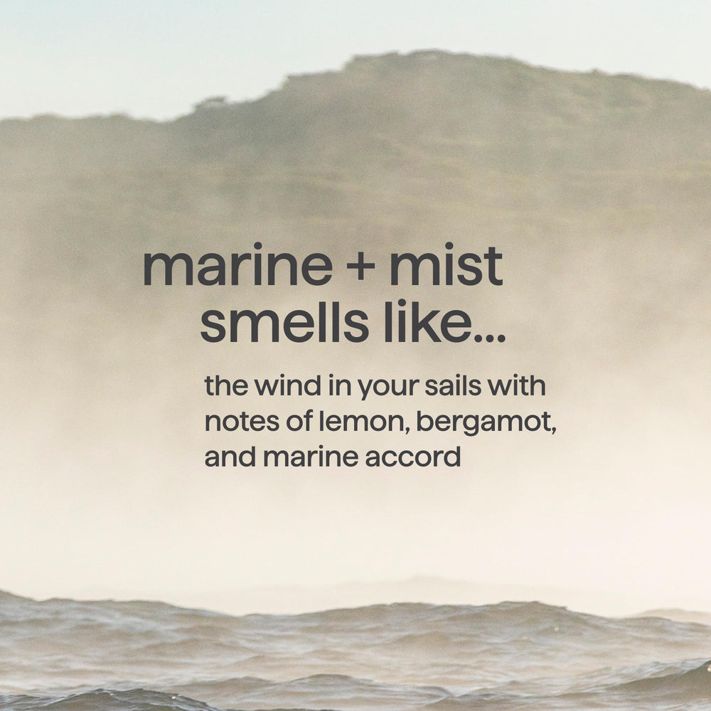 Method Marine + Mist splash capturing refreshing marine aroma during shower