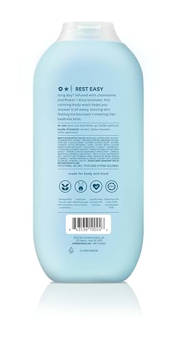 Method Wind Down bottle closeup with chamomile and lavender, calming aroma