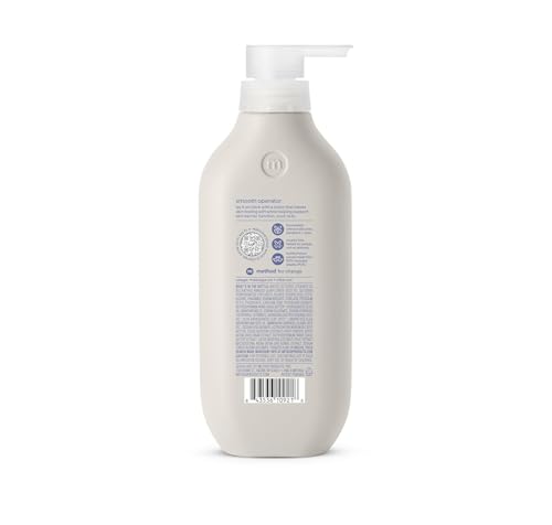 Textura suave de la crema corporal Method para piel tersa.