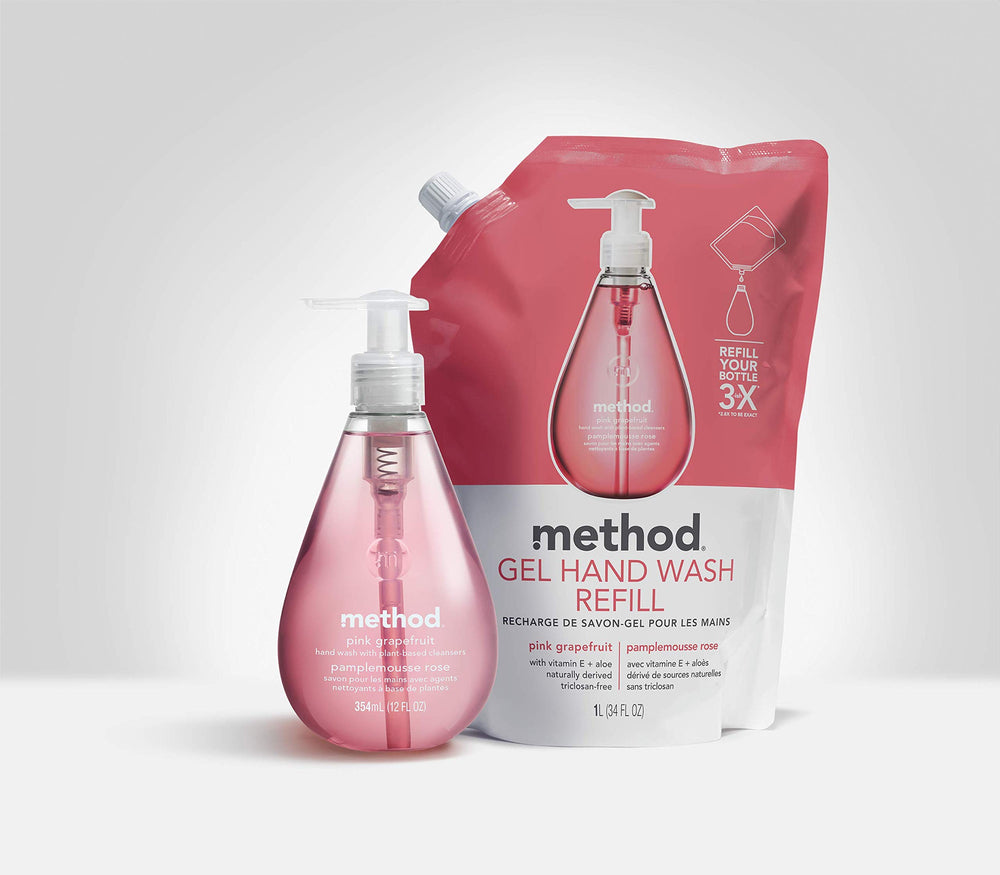 Cruelty-free Method label indicating humane testing standards.