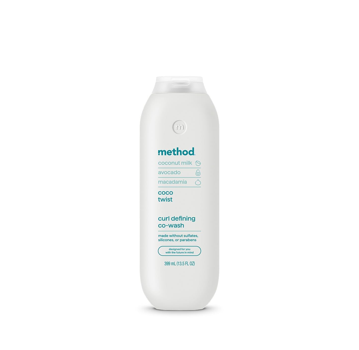Method Curl Defining Co-Wash Coco Twist bottle promotes coconut hydration for curls