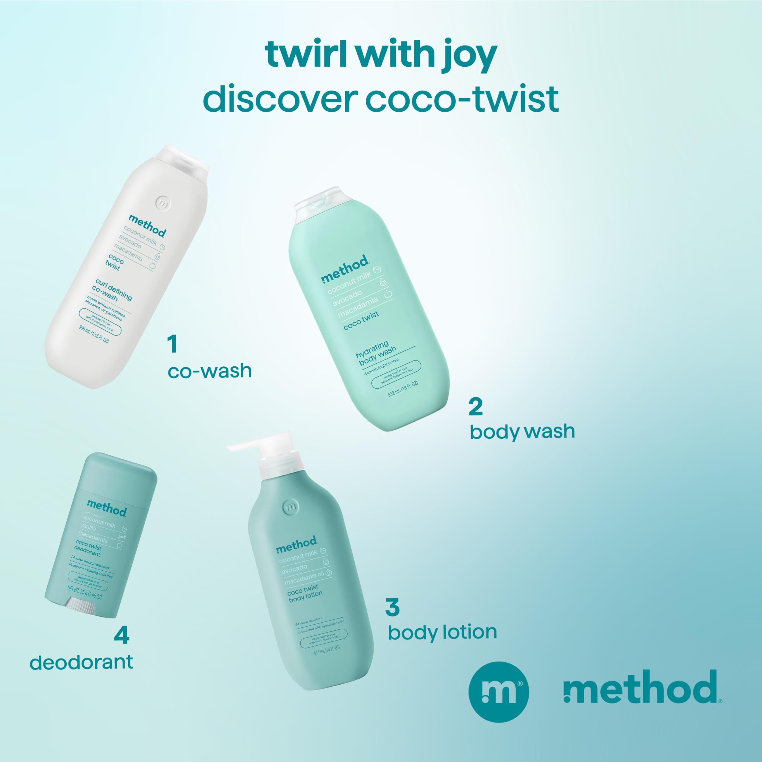Cruelty-free Method branding on product label