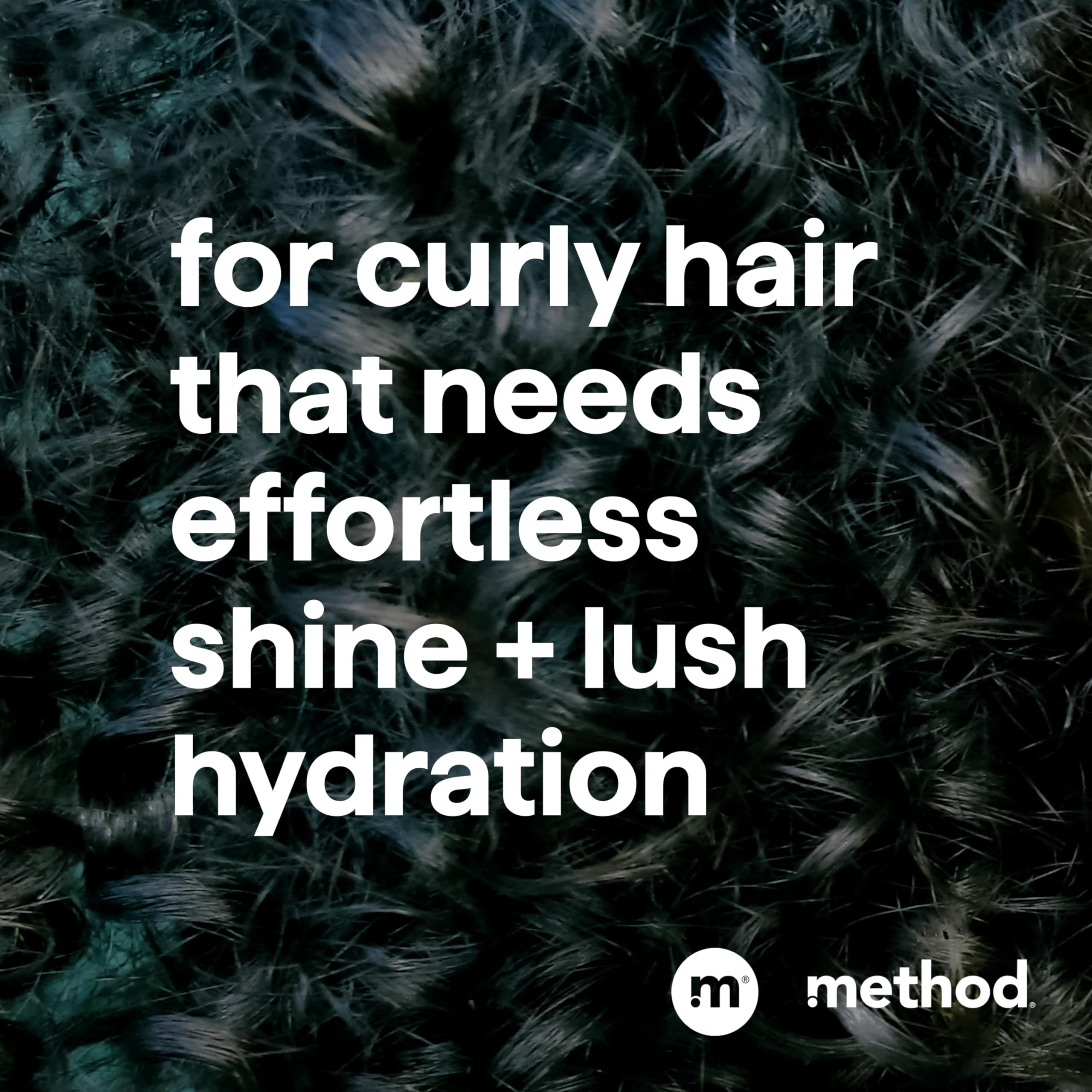Method Coco Twist pour close-up highlights cleansing action for curls
