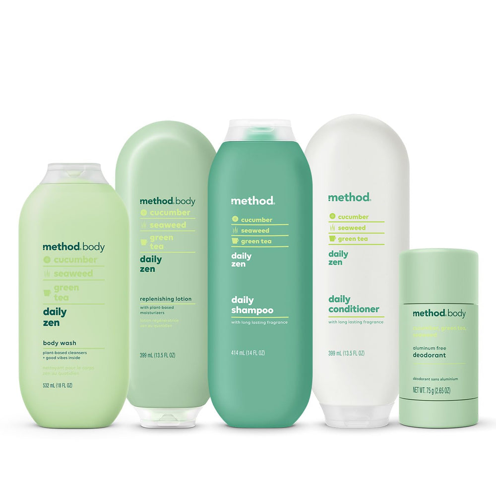 Daily Zen fragrance notes: cucumber, seaweed, green tea