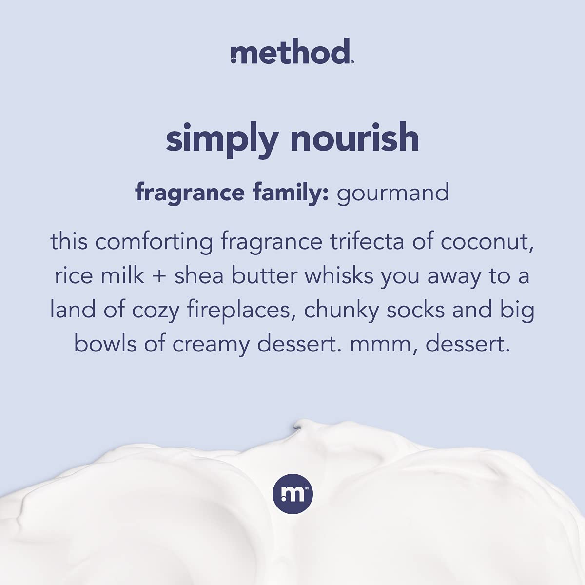 Close-up shows murumuru and jojoba oils in Method Daily Lotion.