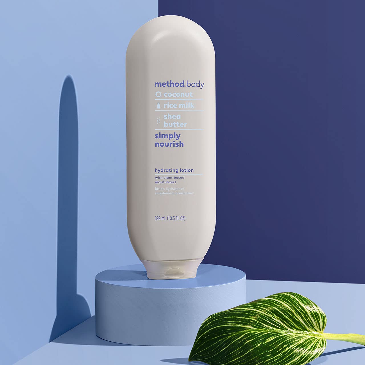 Method Daily Lotion demonstrates a silky, non-greasy finish.