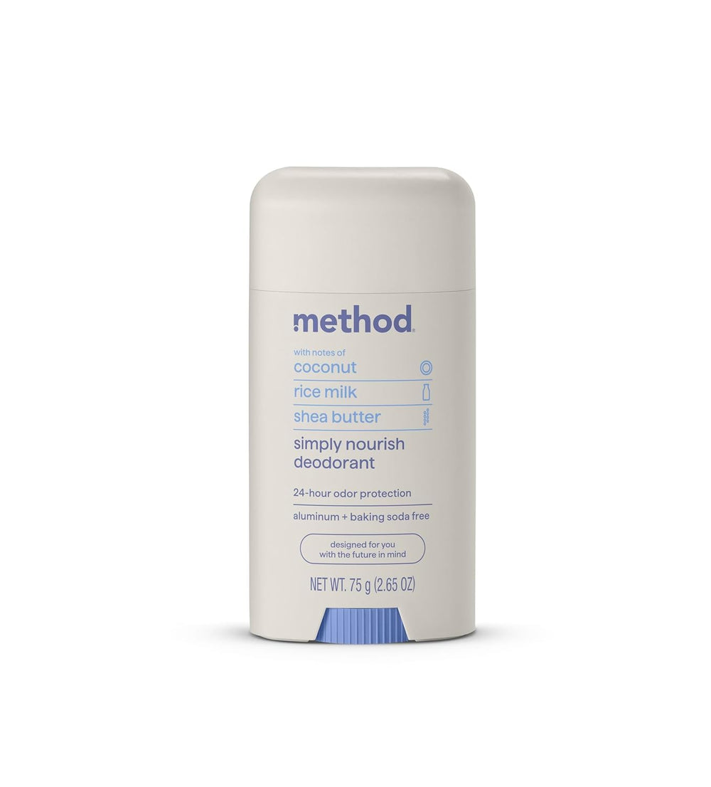 Desodorante Method Simply Nourish Coco, fragancia fresca para uso diario.