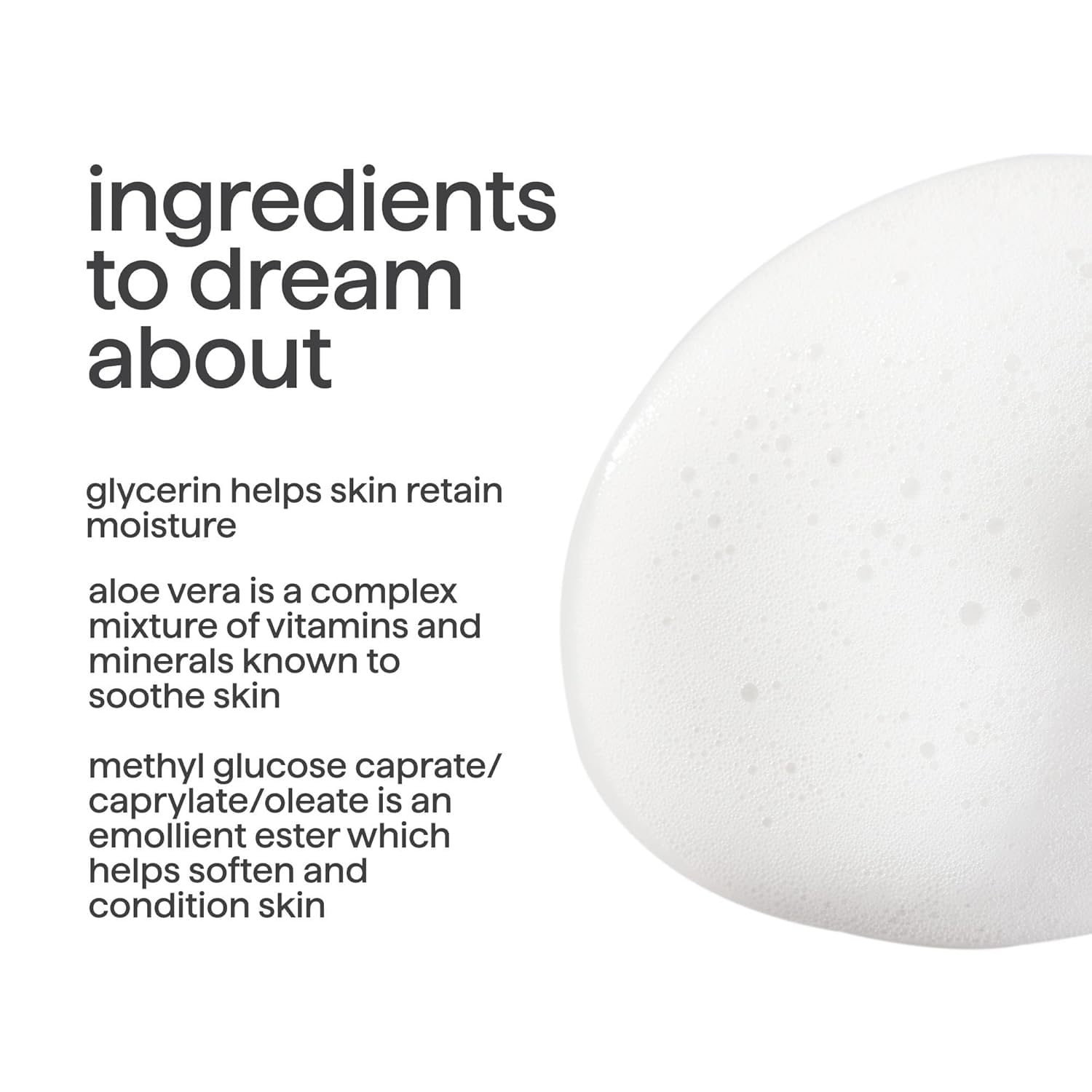 Method Dream Foam: tecnología autoespumante para una ducha rápida y lujosa.